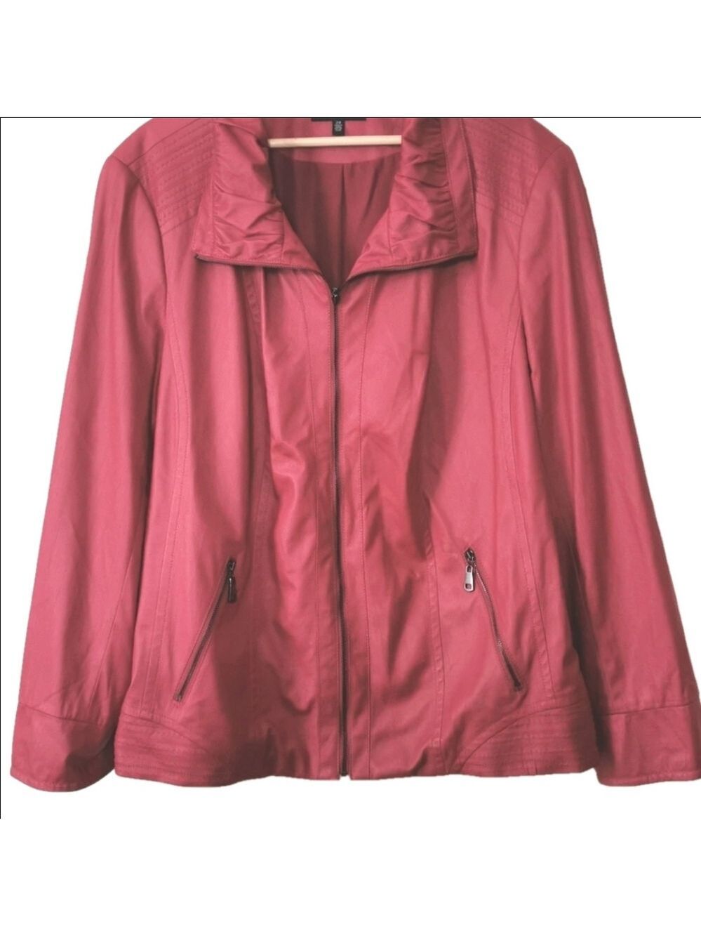 Conrad C Woman pleather coat Plus size 24